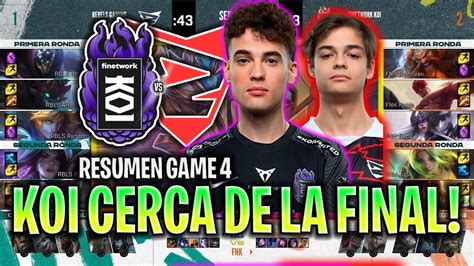 Koi A Un Paso De La Gran Final Fnk Vs Rbls Game 4 Resumen Semifinal