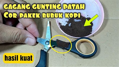 Cara Memperbaiki Gagang Gunting Yang Patah Youtube