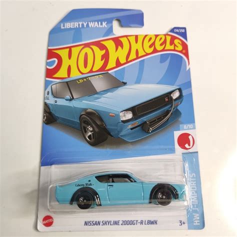 Hot Wheels Nissan Skyline 2000 GTR Kenmeri LBWK Liberty Walk Toys Collectibles Mainan Di