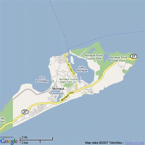 Map Of Montauk New York - Angie Bobette