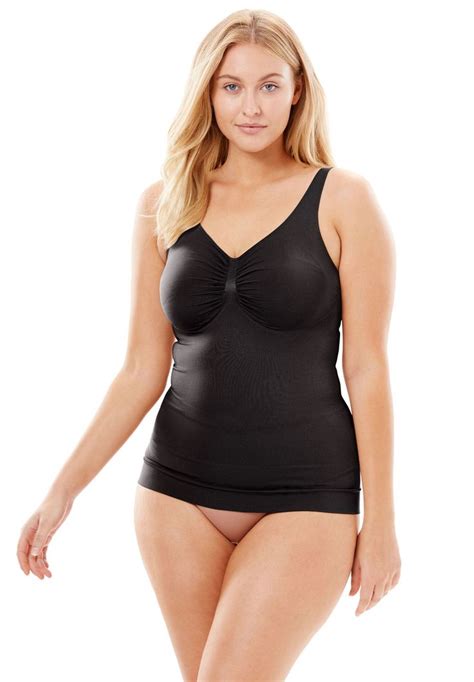 Seamless Shaping Cami By Secret Solutions Curvewear Womens Plus Size Clothing Plus Size