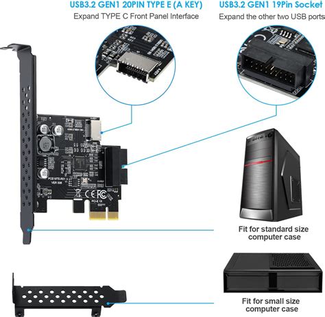 Beyimei Pci E X To Usb Gen Gbps Type C