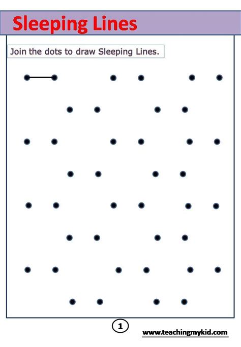 Kindergarten worksheets free - Patterns - Sleeping Lines Pattern ... 