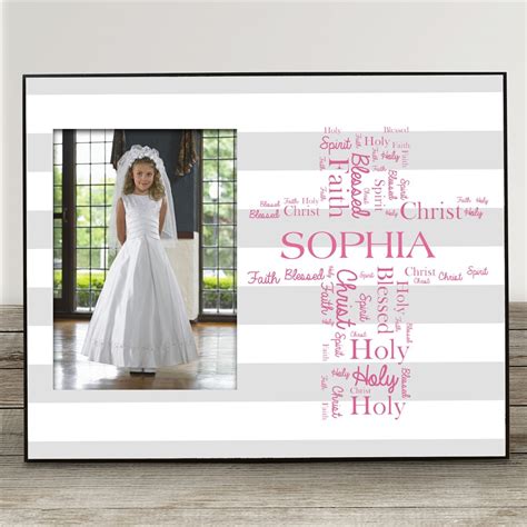 First Communion Personalized Frame | GiftsForYouNow