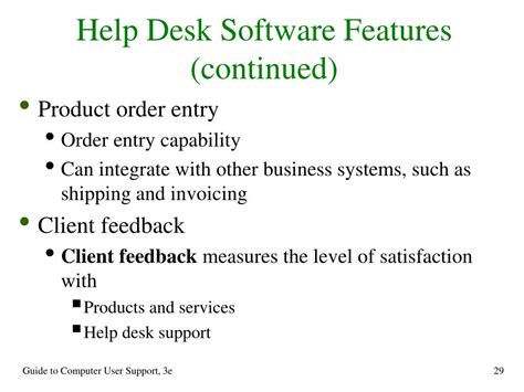 Ppt Chapter 6 Help Desk Operation Powerpoint Presentation Free