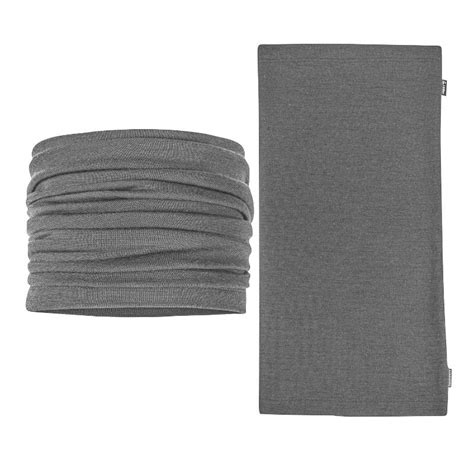 Neck warmer Löffler Multifunctional Merino Tube grey CrossCountry