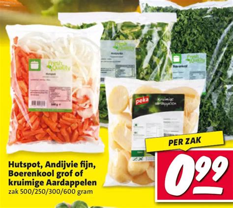 Hutspot Andijvie Fijn Boerenkool Grof Of Kruimige Aardappelen Zak