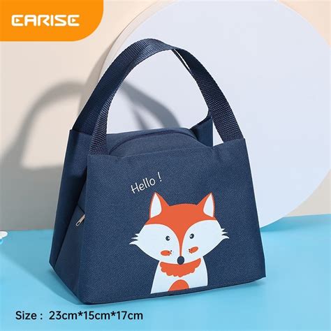 Jual EARISE Lunch Bag TAHAN PANAS Bento Tas Penyimpanan Kotak Makanan