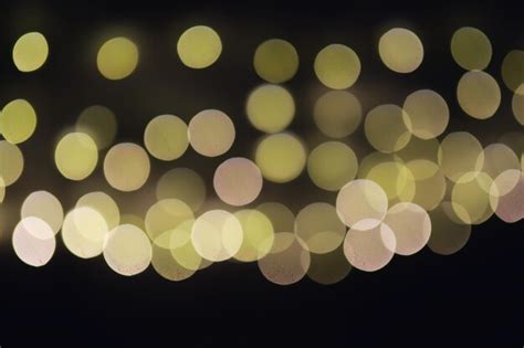 Premium Photo Abstract Bokeh Background Golden Bokeh Circles On Dark