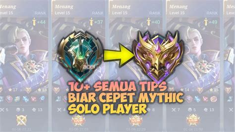 Semua Tips Winstreak Gw Biar Cepet Ke Rank Mythic Solo Player Di