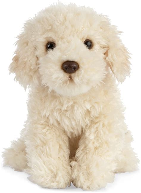 Living Nature Soft Toy Plush Pet Animal Labradoodle Dog 20cm