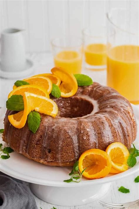 Orange Pound Cake With Orange Juice Glaze A Classic Twist