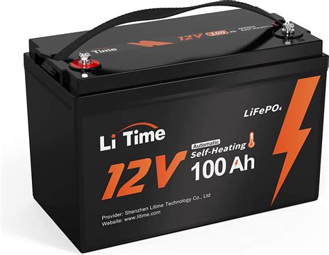 Litime V Ah Lifepo Lithium Battery Self Heating Lithium Battery