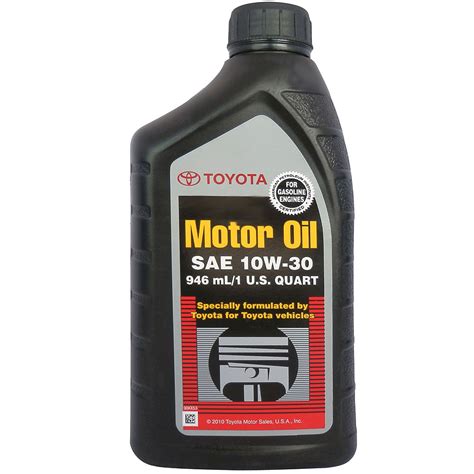 Toyota Motor Oil W Scl