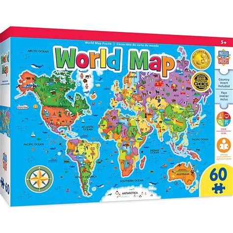 World Map For Kids With Countries