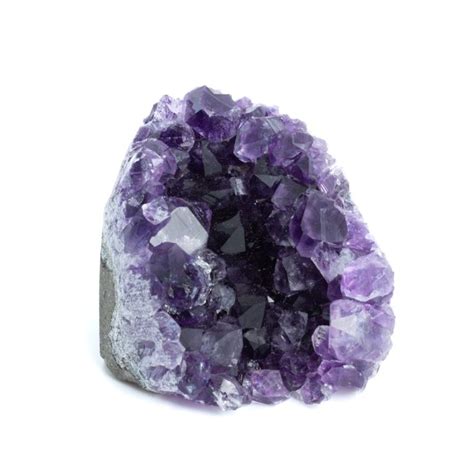 Rohe Dunkle Amethyst Edelstein Geode Stehend Mm Zenvol