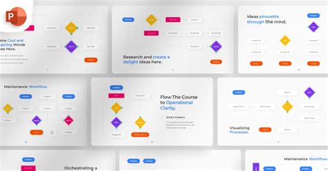 Flowchart PowerPoint Infographic Template - TemplateMonster