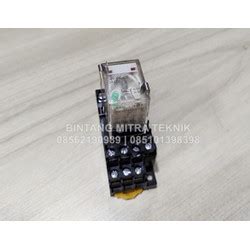 Jual OMRON Relay MY4N GS MY4N 24VDC 24V Dan Socket PYF14A E ORIGINAL