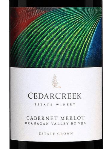 Cedar Creek Estate Winery Cabernet Merlot Vivino Us