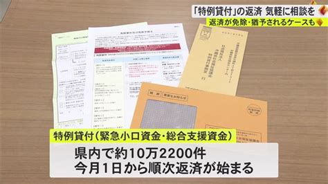 コロナ特例貸付の返済 免除・猶予のケースも 社協が相談を呼びかけ Okitive