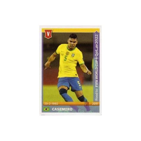 Venta Cromo De Casemiro Brazil Panini Road To Qatar Stickers