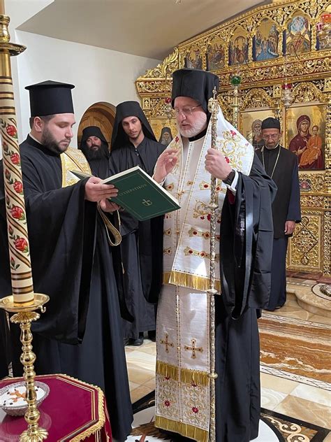 Archbishop Elpidophoros Visits Monastery Of St Anthony In Florence