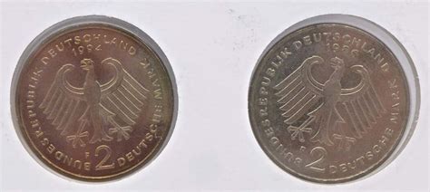 Bundesrepublik Deutschland BRD 2 Deutsche Mark 2 Deutsche Mark 1994