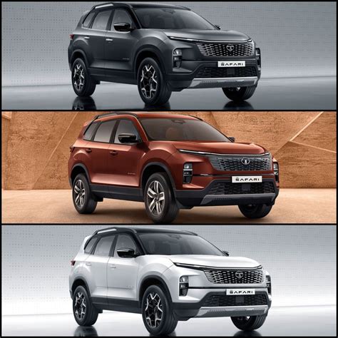 2023 Tata Safari Facelift Colour Options Detailed In 6 Highlights