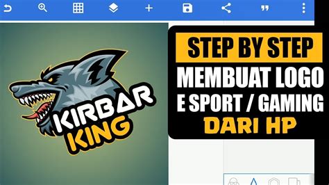 ÉTAPE PAR ÉTAPE CARA MEMBUAT LOGO AVATAR GAMING ESPORT SQUAD dari HP