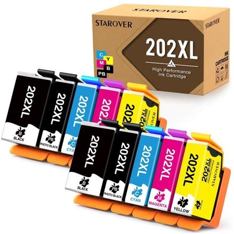 Starover Cartouche D Encre Epson Xl Xl Pack De Compatible