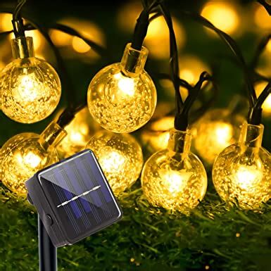 Fulighture Lichterkette Außen Solar 30 LED Lichterkette Solar Außen 6