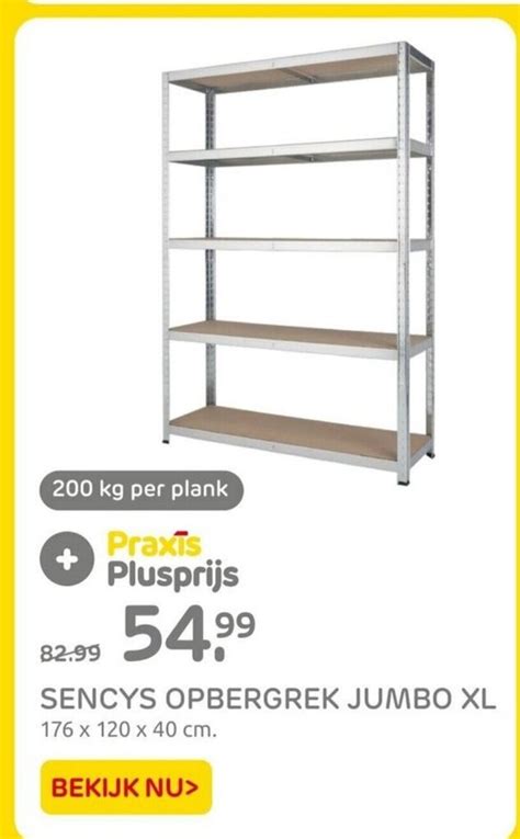 Sencys Opbergrek Jumbo Xl X X Cm Aanbieding Bij Praxis