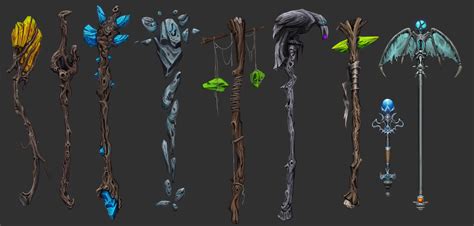 Wizard Staff Concept Art