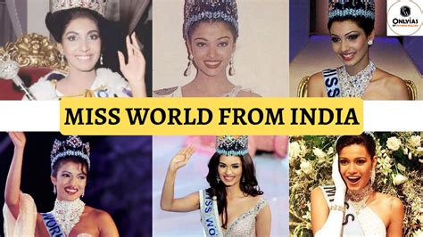 List Of Miss World And Miss Universe Winners From India - Infoupdate.org