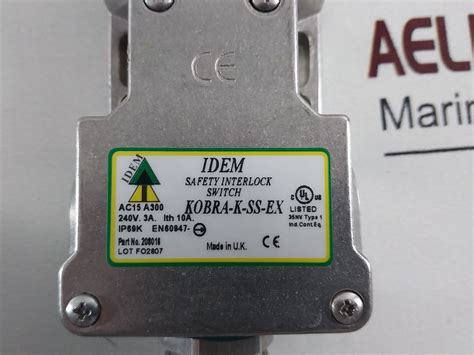 Idem Kobra K Ss Ex Explosion Proof Tongue Safety Interlock Switch With Cable Aeliya Marine Tech