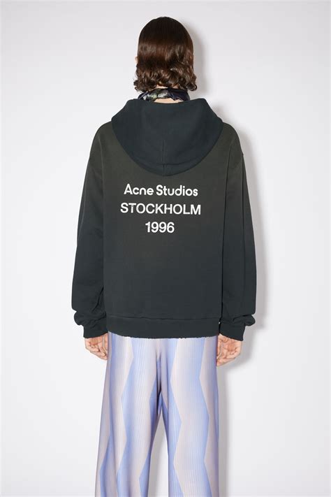 Acne Studios - Logo hooded sweater - Black