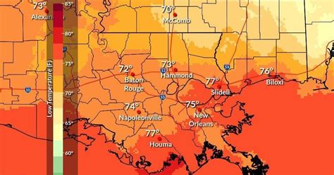 Parts of Louisiana hit record high temperatures | Weather/Traffic ...