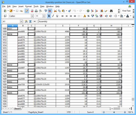 Bills Of Material In Parabuild Structural Steel Detailing Software