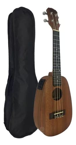 Ukulele Malibu Abacaxi Concert Sapele El Trico Natural Cor Marrom