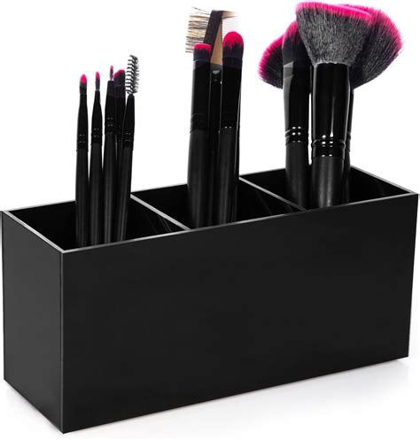 Hblife Makeup Brush Holder Organizer Slot Acrylic Cosmetics Brushes