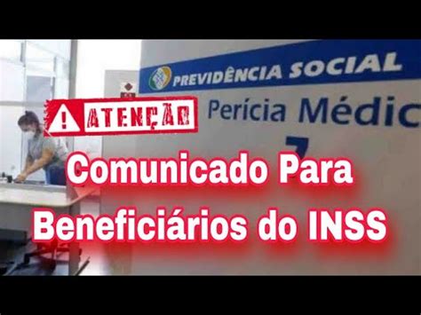 Atenção Comunicado Para Beneficiários do INSS YouTube