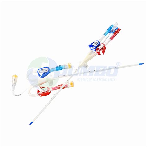 Disposable Double Triple Lumen Medical Hemodialysis Catheters