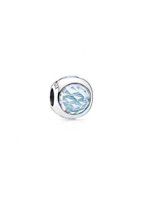 Dije O Charm Separador Piedra Azul Marino Trinkets Joyer A Plata