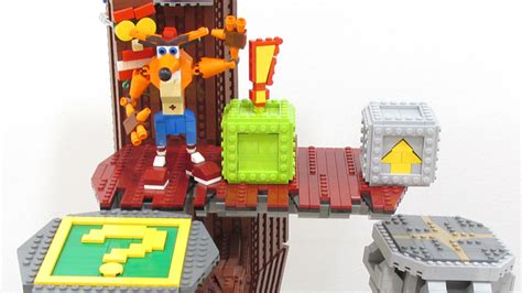 LEGO Diorama Is The Perfect Homage To Crash Bandicoot