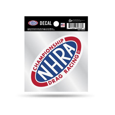 Buy NHRA Decal 4 X 4 Sports Decal NHRA Drag Racing Online At