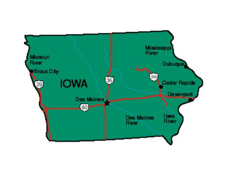 Iowa State Data | Population, Symbols, Government, Sports Facts