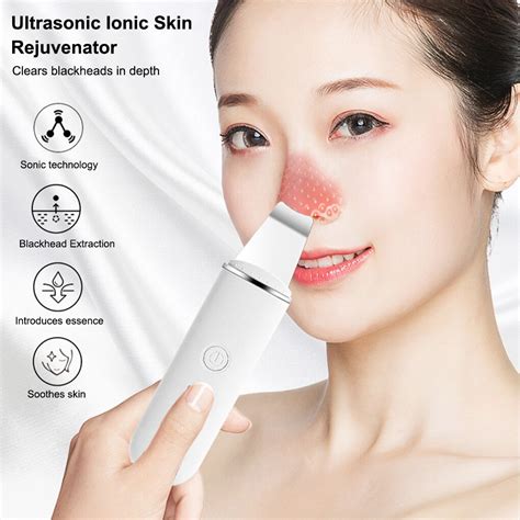 Ultrasonic Skin Scrubber Vibration Face Spatula Bl Grandado