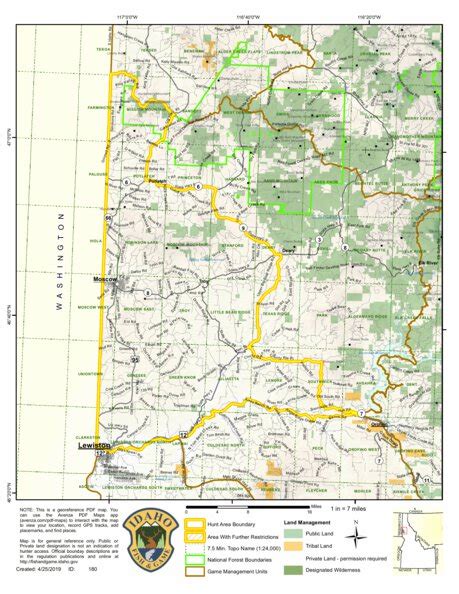 General Season Hunt Areas Turkey Unit 8 Map By Idaho Department Of