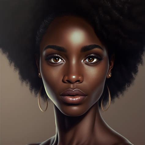 Premium Photo | Black beauty beautiful black girl afro american african ...