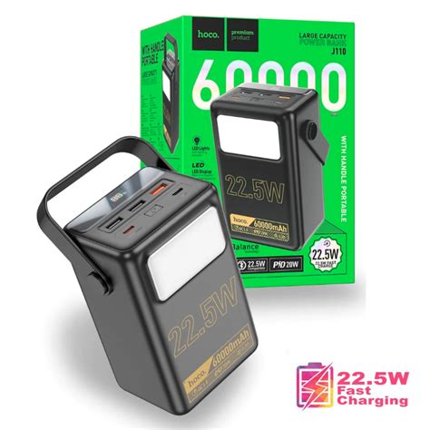 Power Bank 60000 mAh Carga Rápida 22.5w Bateria Portatil con Linterna ...